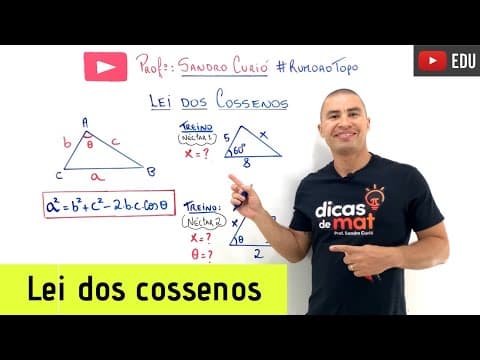 Thumbnail da aula: LEI DOS COSSENOS | RÁPIDO e FÁCIL | Aprenda