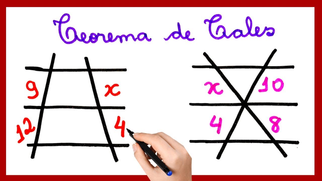 Thumbnail: TEOREMA DE TALES. A AULA SIMPLES E FÁCIL SOBRE TEOREMA DE TALES.