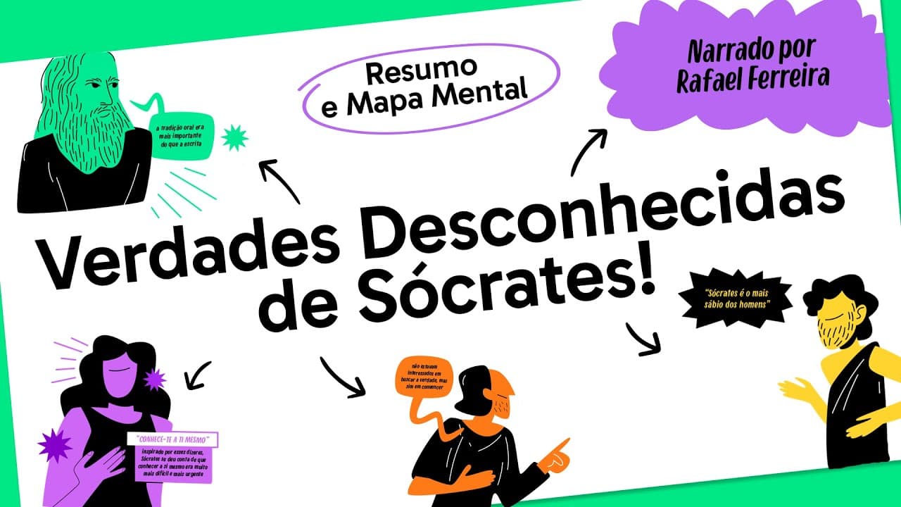 Thumbnail: SÓCRATES: MAPA MENTAL PARA O ENEM | QUER QUE DESENHE