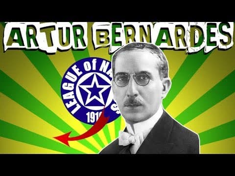 Thumbnail da aula: O GOVERNO DO PRESIDENTE ARTUR BERNARDES