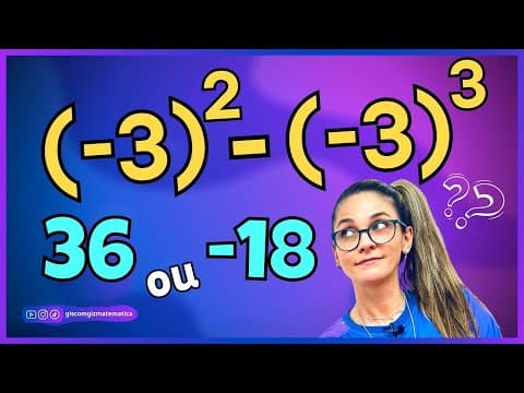 Thumbnail da aula: QUESTÃO DE  POTENCIAÇÃO