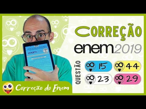 Thumbnail da aula: [CORREÇÃO DO ENEM] Questão 15 - Enem 2019 - Prova azul ▷ Instituto de Arte de Chicago