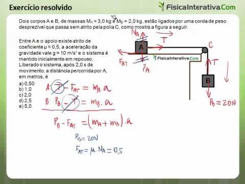 Thumbnail da aula: Aplicações das leis de Newton - Exercício resolvido 5