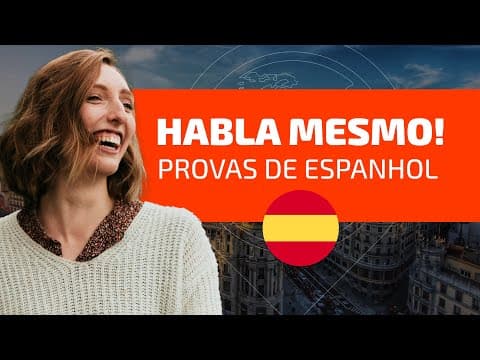 Thumbnail da aula: Conheça os Testes de Proficiência em ESPANHOL [CELU, DELE e SIELE]