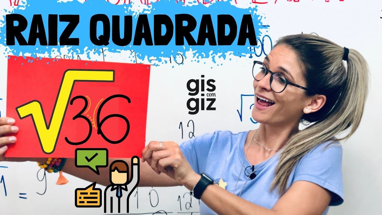 Thumbnail: RAIZ QUADRADA 6 ANO - \Prof.Gis/