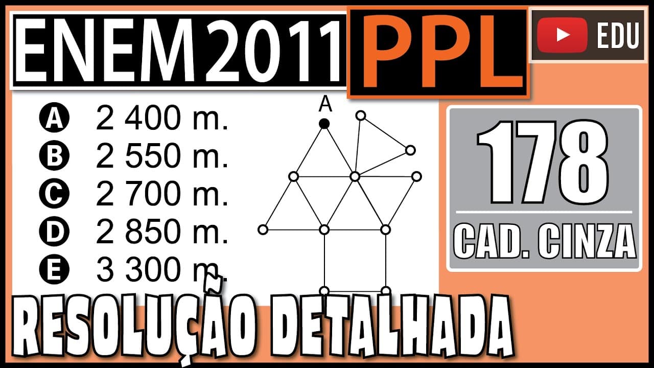 Thumbnail: [ENEM 2011 PPL] 178 📓 Um caminhão precisa recolher o lixo das ruas de um certo bairro. Por questões