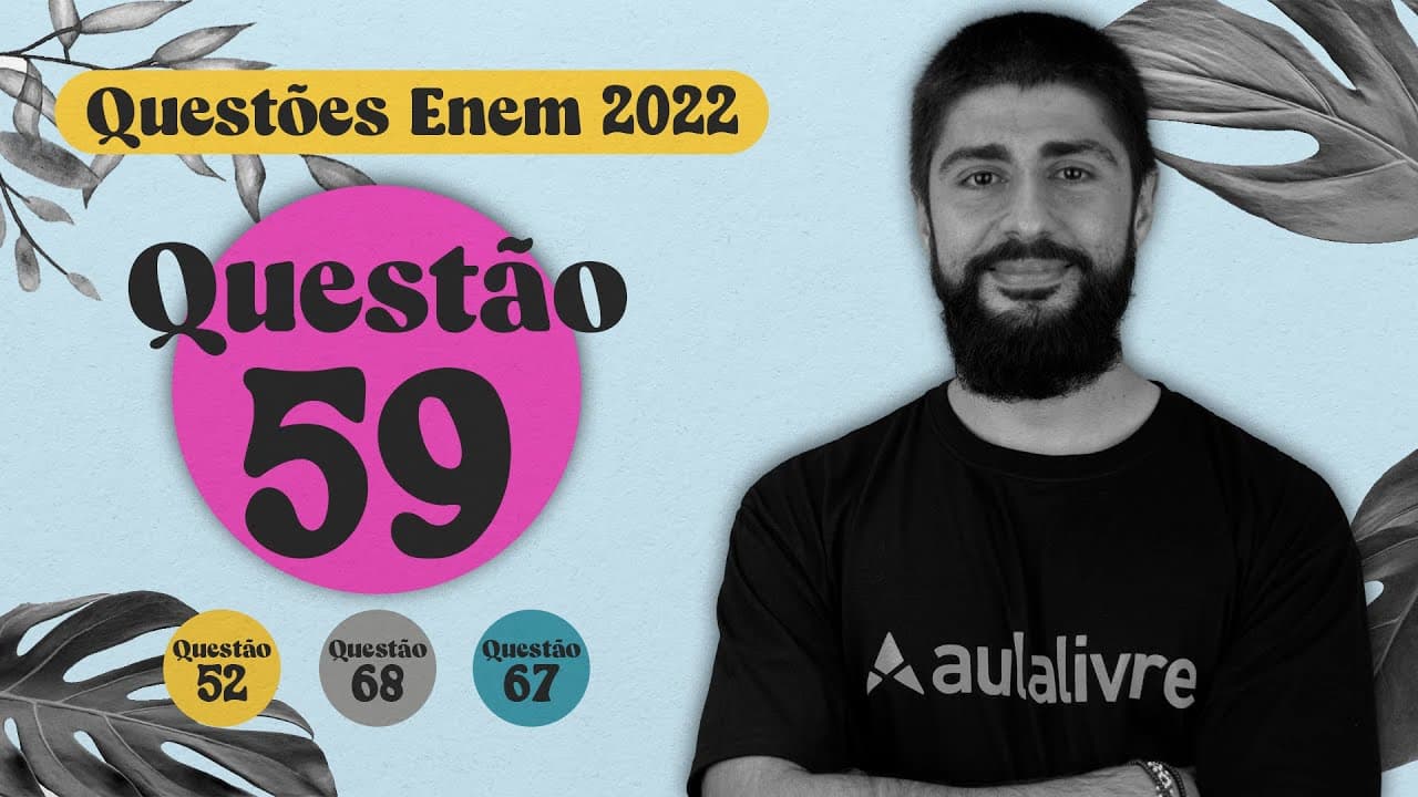 Thumbnail: ENEM 2022 | Espaço urbano brasileiro | Questão 59