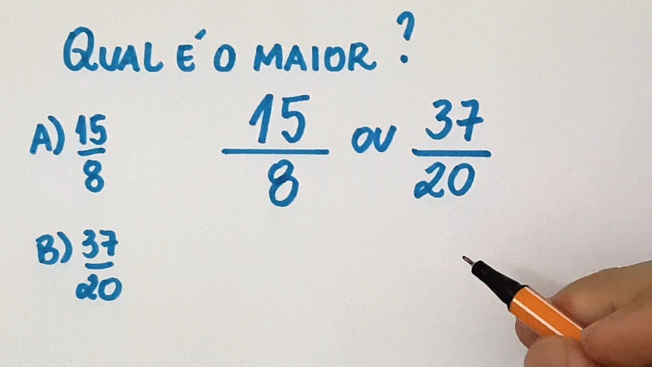 Thumbnail: 🔥 HELP MATEMÁTICA BÁSICA - Bizzu incrível pra comparar frações -  #283