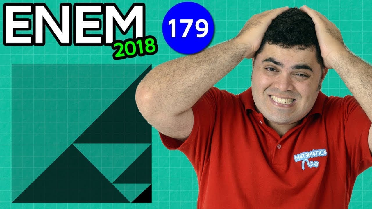 Thumbnail: 🔥 ENEM 2018 Matemática 179 👉🏻 Quebra Cabeça e Medida do Lado do Quadrado