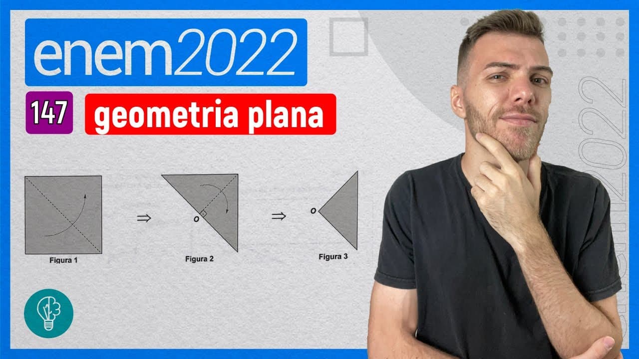 Thumbnail: ENEM 2022 - Q147 - O professor de artes orientou seus estudantes a realizarem ...- GEOMETRIA PLANA