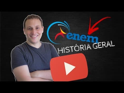 Thumbnail da aula: HISTÓRIA GERAL CONTEMPORÂNEA NO ENEM