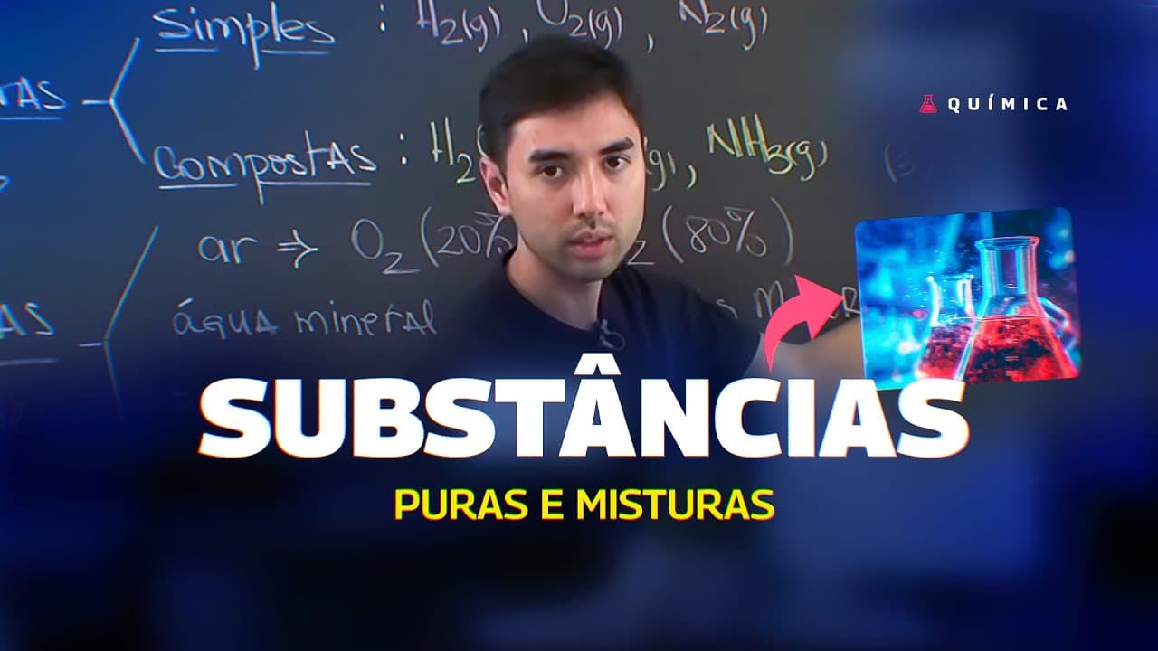 Thumbnail: AULA QUÍMICA - Substâncias Puras e Misturas - STOODI