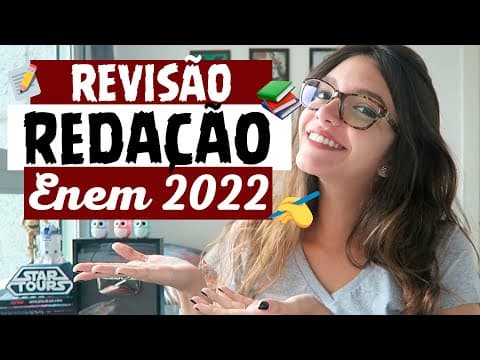 Thumbnail da aula: 🔥REVISÃO DE REDAÇÃO PARA O ENEM 2022! (Débora Aladim)