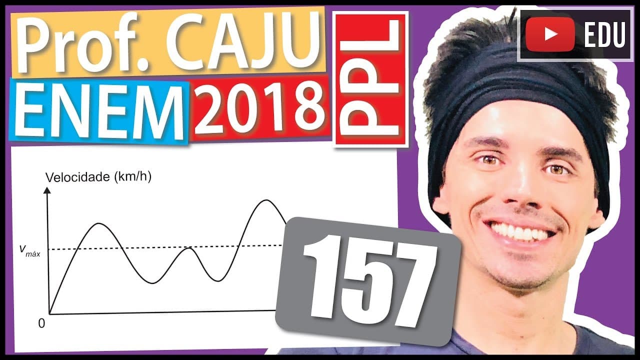 Thumbnail: [ENEM 2018 PPL] 157 📓 INTERPRETAÇÃO DE GRÁFICOS Para garantir segurança ao dirigir, alguns