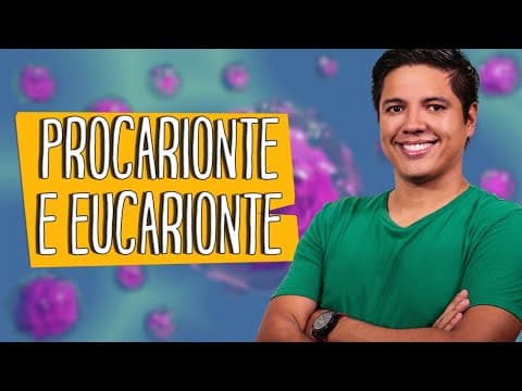 Thumbnail da aula: CÉLULAS EUCARIONTES X PROCARIONTES  - DIFERENÇAS - Prof. Kennedy Ramos