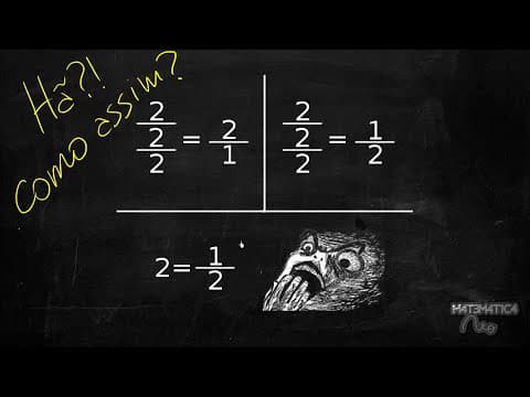 Thumbnail da aula: FRAÇÃO AMBÍGUA? - O Traço de Fração Principal | Matemática Rio