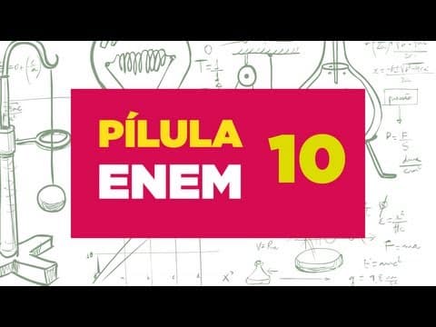 Thumbnail da aula: Física ENEM - Pílula 10 - densidade massa peso e empuxo - Habilidade 03 - C 01
