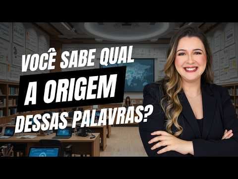 Thumbnail da aula: 😱 FAÇA O TESTE E DESCUBRA A ORIGEM DESSAS PALAVRAS - Professora Pamba