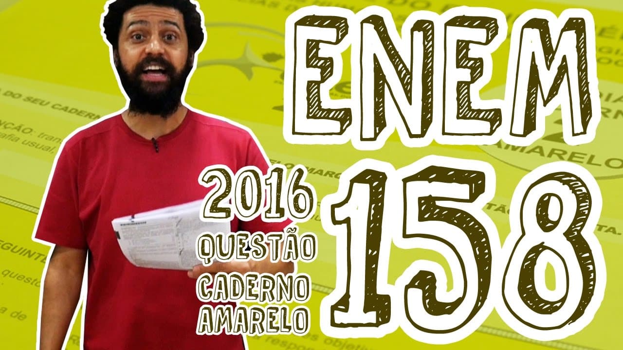 Thumbnail: ENEM - Questão 158 (Caderno Amarelo)