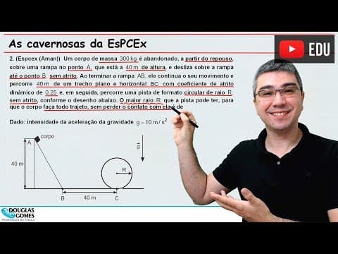 Thumbnail da aula: Cavernosas da EsPCEx parte 2 | Questão com revisão