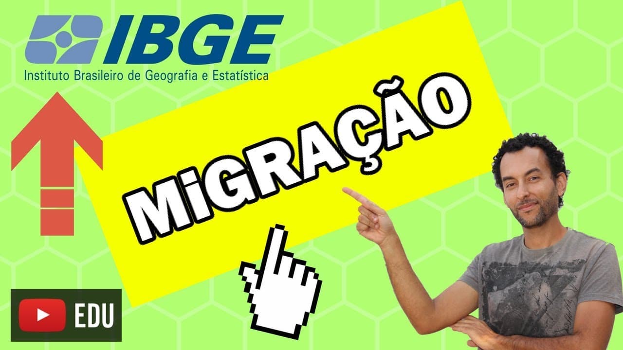 Thumbnail: Geografia para o concurso do IBGE - Dinâmica da População Brasileira