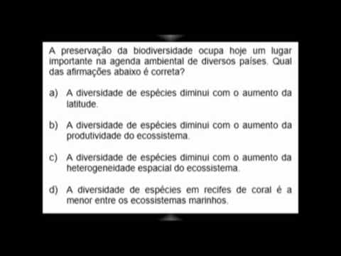 Thumbnail da aula: UNICAMP 2014 (Biologia)