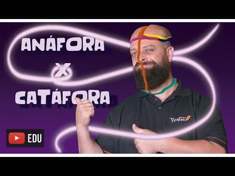 Thumbnail da aula: Anáfora x Catáfora [Prof. Noslen]