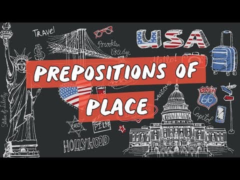 Thumbnail da aula: Prepositions of Place - Brasil Escola