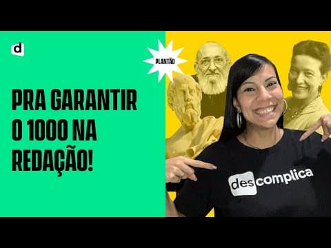 Thumbnail da aula: Como usar FILOSOFIA na REDAÇÃO do Enem! | Plantão