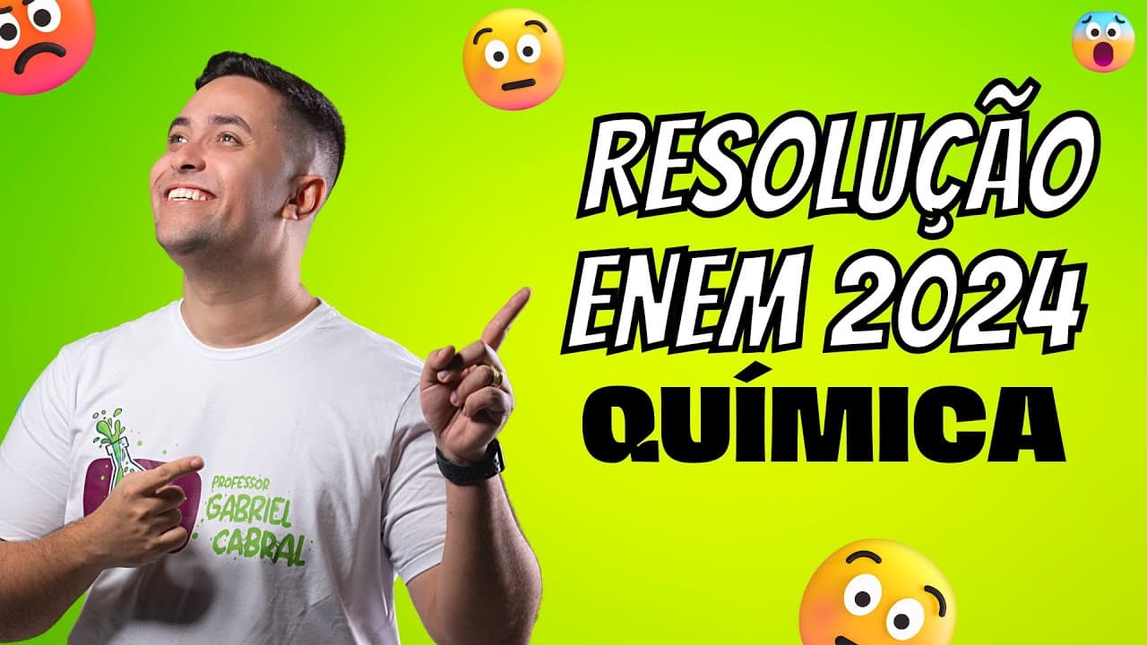 Thumbnail: Resolução Enem 2024 - Química