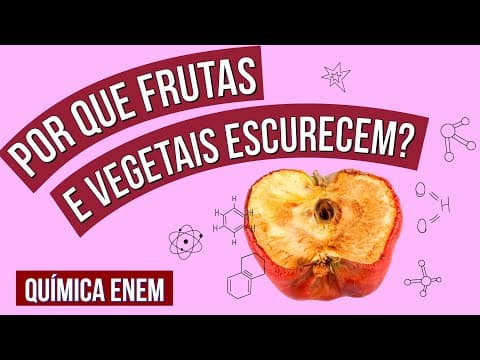 Thumbnail da aula: POR QUE FRUTAS E VEGETAIS ESCURECEM? Minuto CEG | Curiosidades de química. Profe Larissa Campos
