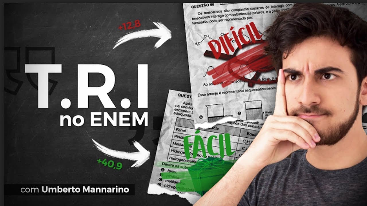 Thumbnail: Como usar a TRI para AUMENTAR a nota no ENEM | Umberto Mannarino
