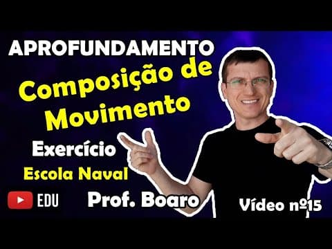 Thumbnail da aula: COMPOSIÇÃO DE MOVIMENTO   ESCOLA NAVAL   APROFUNDAMENTO   EXERCÍCIO   Prof Boaro   Vídeo # 15