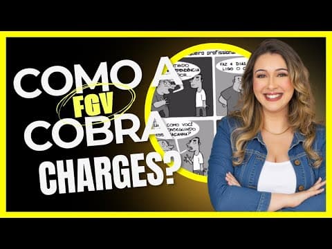 Thumbnail da aula: COMO É UMA CHARGE NA FGV? - Professora Pamba