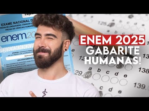 Thumbnail da aula: É ASSIM QUE EU GABARITO A PROVA DE HUMANAS DO ENEM!