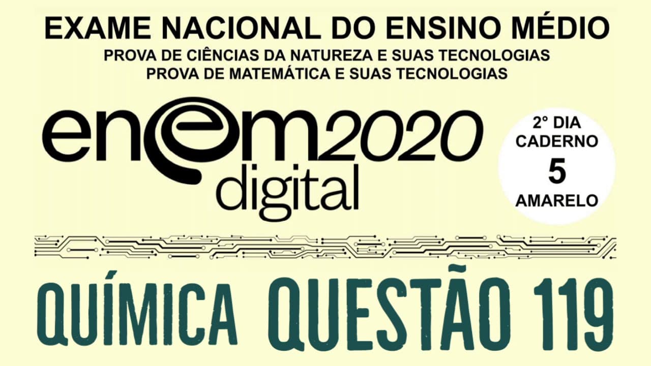 Thumbnail: Enem 2020 | Prova Digital | Questão 119