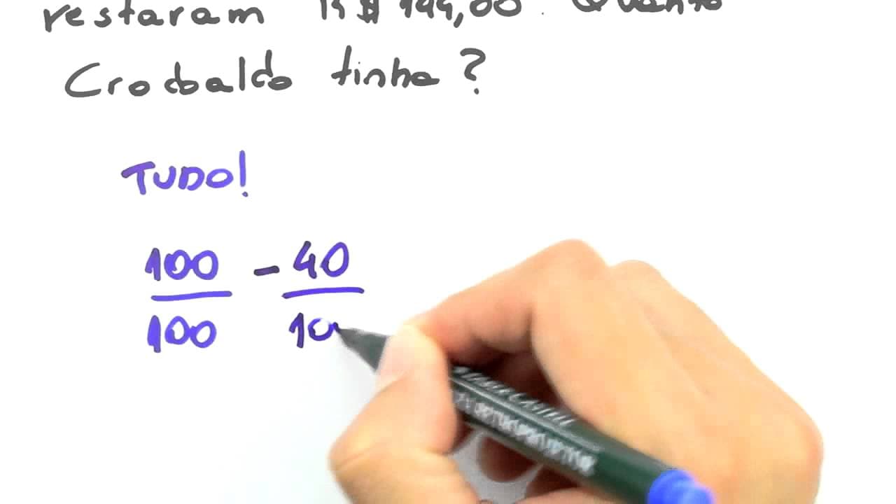 Thumbnail: Me Salva! FIN07 - Matemática financeira: exercícios resolvidos envolvendo porcentagem 2
