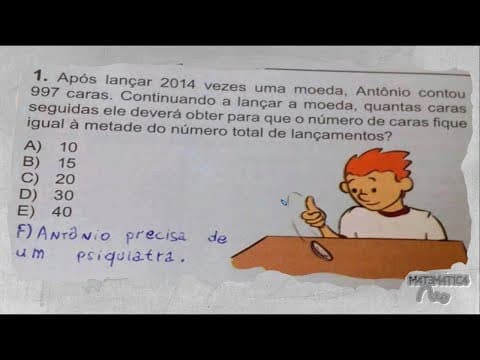 Thumbnail da aula: POLÊMICA Problema com Contextualização Forçada da OBMEP