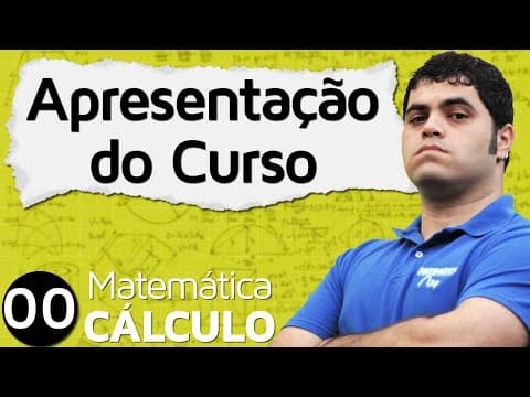 Thumbnail da aula: CÁLCULO I #0 - Apresentação do Curso de Cálculo Diferencial e Integral | Matemática Rio