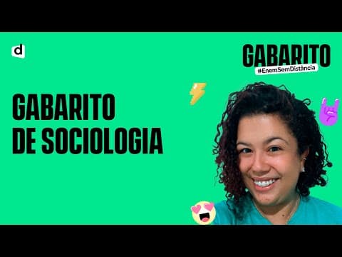 Thumbnail da aula: GABARITO ENEM 2021 - Sociologia