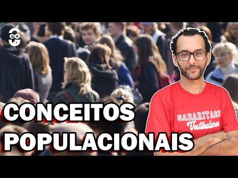 Thumbnail da aula: CONCEITOS POPULACIONAIS | GEOGRAFIA | CONCURSOS PÚBLICOS |