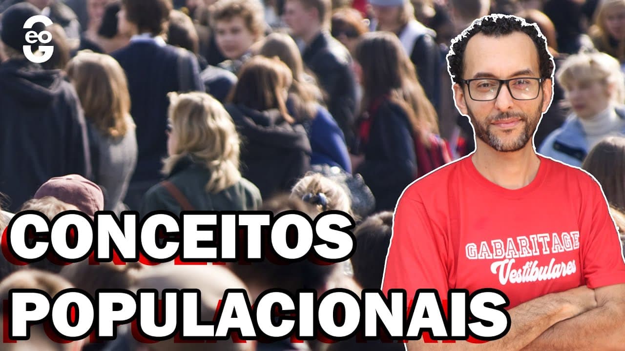 Thumbnail: CONCEITOS POPULACIONAIS | GEOGRAFIA | CONCURSOS PÚBLICOS |