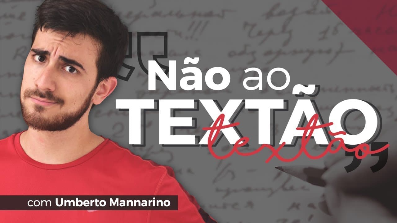 Thumbnail: COMO INTERPRETAR TEXTOS MAIS RÁPIDO | Umberto Mannarino