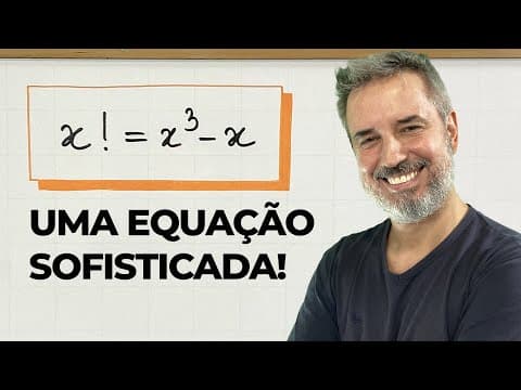 Thumbnail da aula: UMA EQUAÇÃO muito elegante! 🎩 [Horizontal]