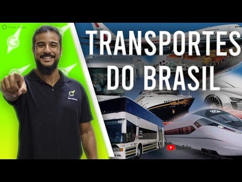 Thumbnail da aula: Sistemas de Transporte no Brasil - Geobrasil {Prof. Rodrigo Rodrigues}