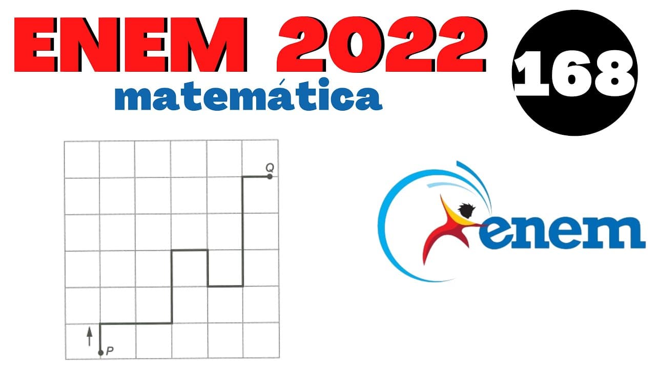 Thumbnail: ENEM 2022 | Caderno Azul | Questão 168 | Uma pessoa precisa se deslocar de automóvel do ponto P