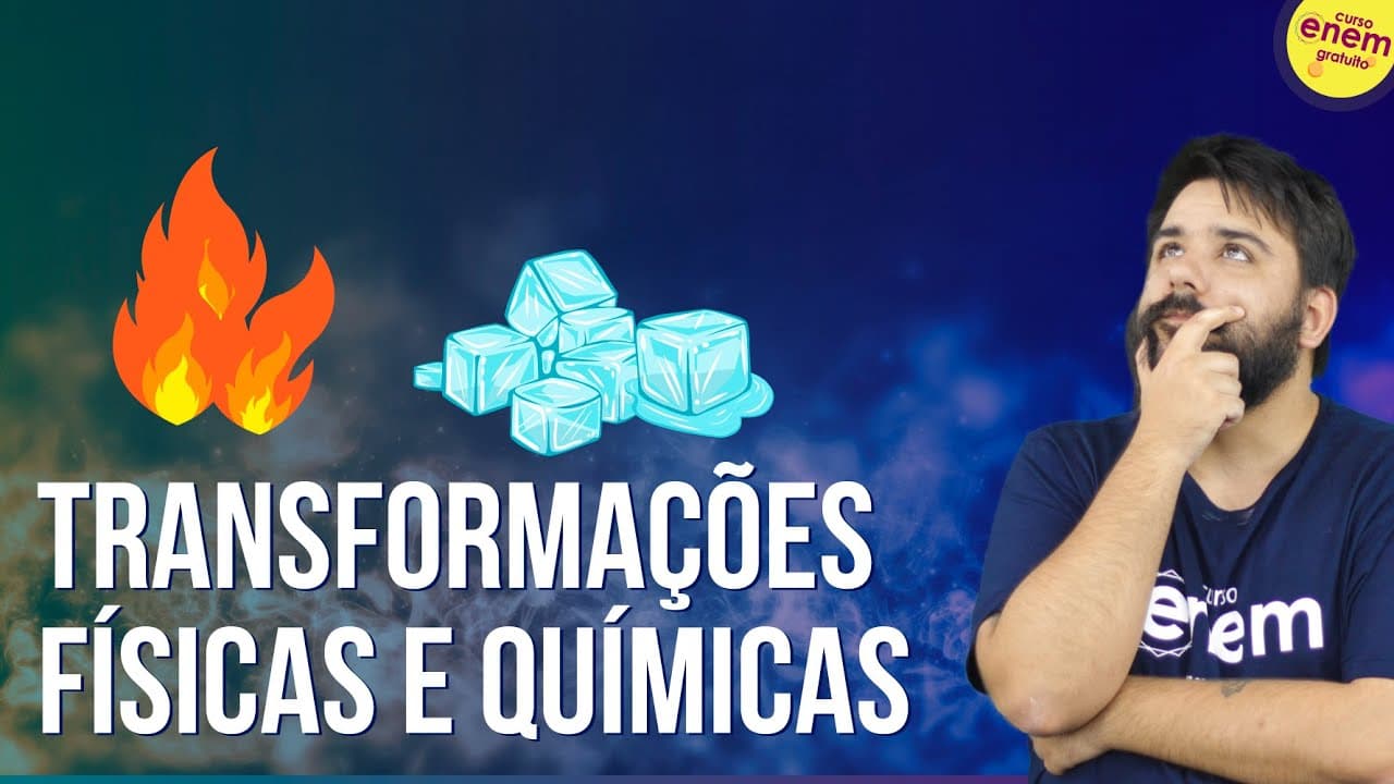 Thumbnail: TRANSFORMAÇÕES FÍSICAS E QUÍMICAS | Resumo de Química para o Enem