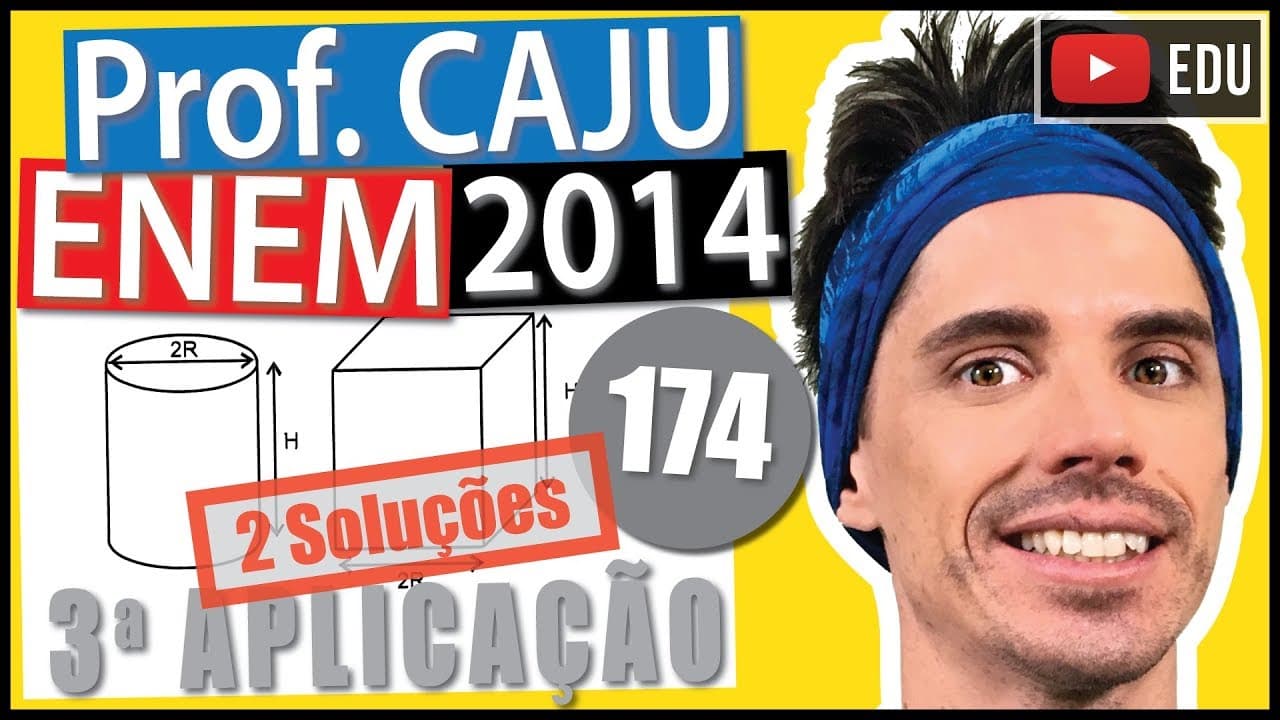 Thumbnail: [ENEM 2014 3Ap] 174 📓 INTERPRETAÇÃO DE GRÁFICOS Enchem-se, segundo vazões constantes e idênticas