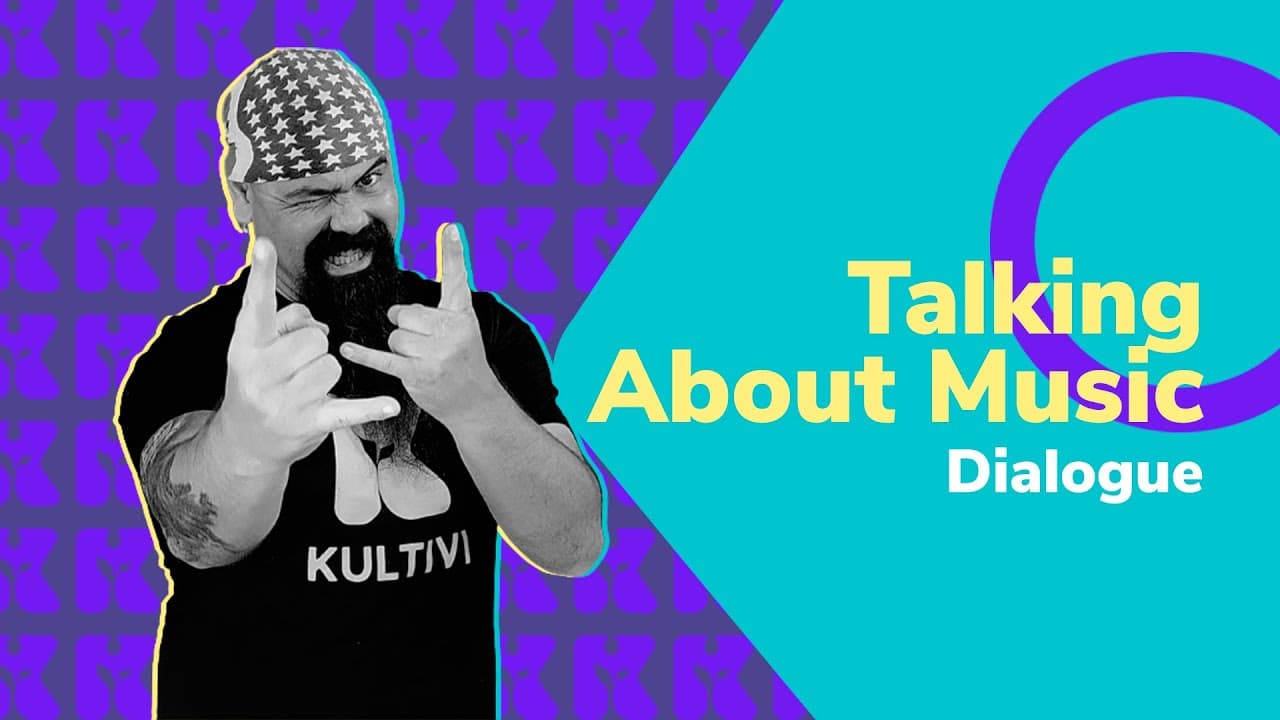 Thumbnail: Talking about music: dialogue | Inglês 2.0 | Kultivi | Rui Ventura