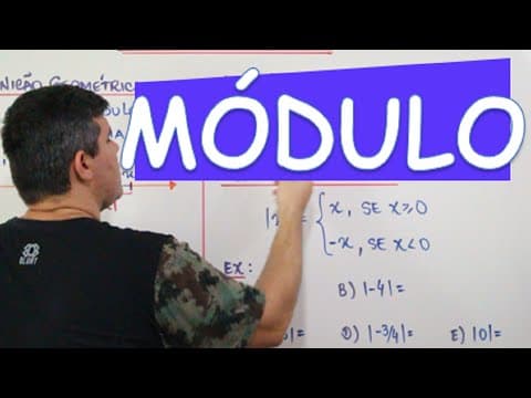 Thumbnail da aula: FUNÇÃO MODULAR : MÓDULO DE UM NÚMERO REAL